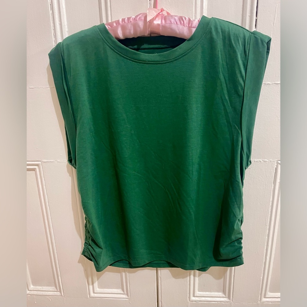 LOFT Lou & Grey Ruched Muscle Tee